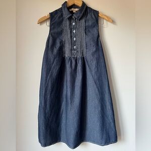 Hope & Harlow Dark Blue Denim Chambray Dress Size 8